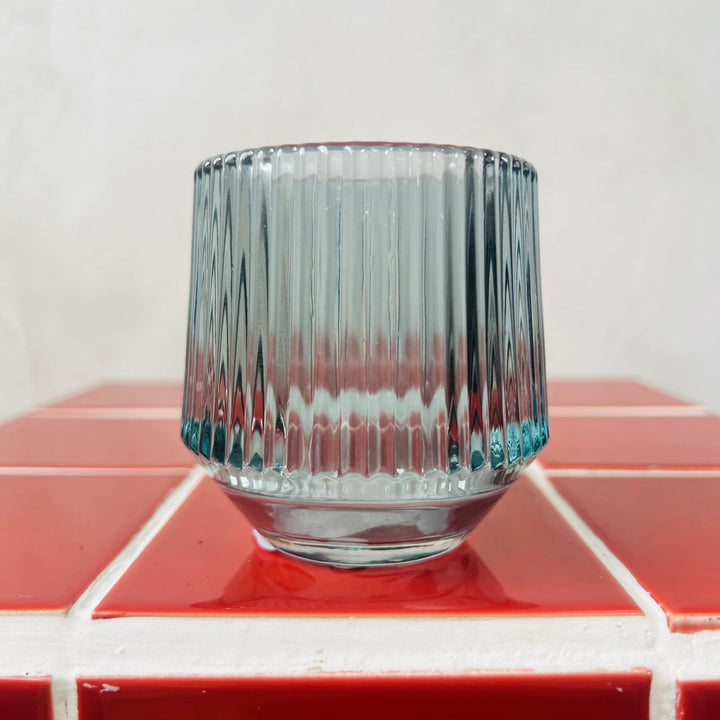Ribbed Glass Pot – 6cm