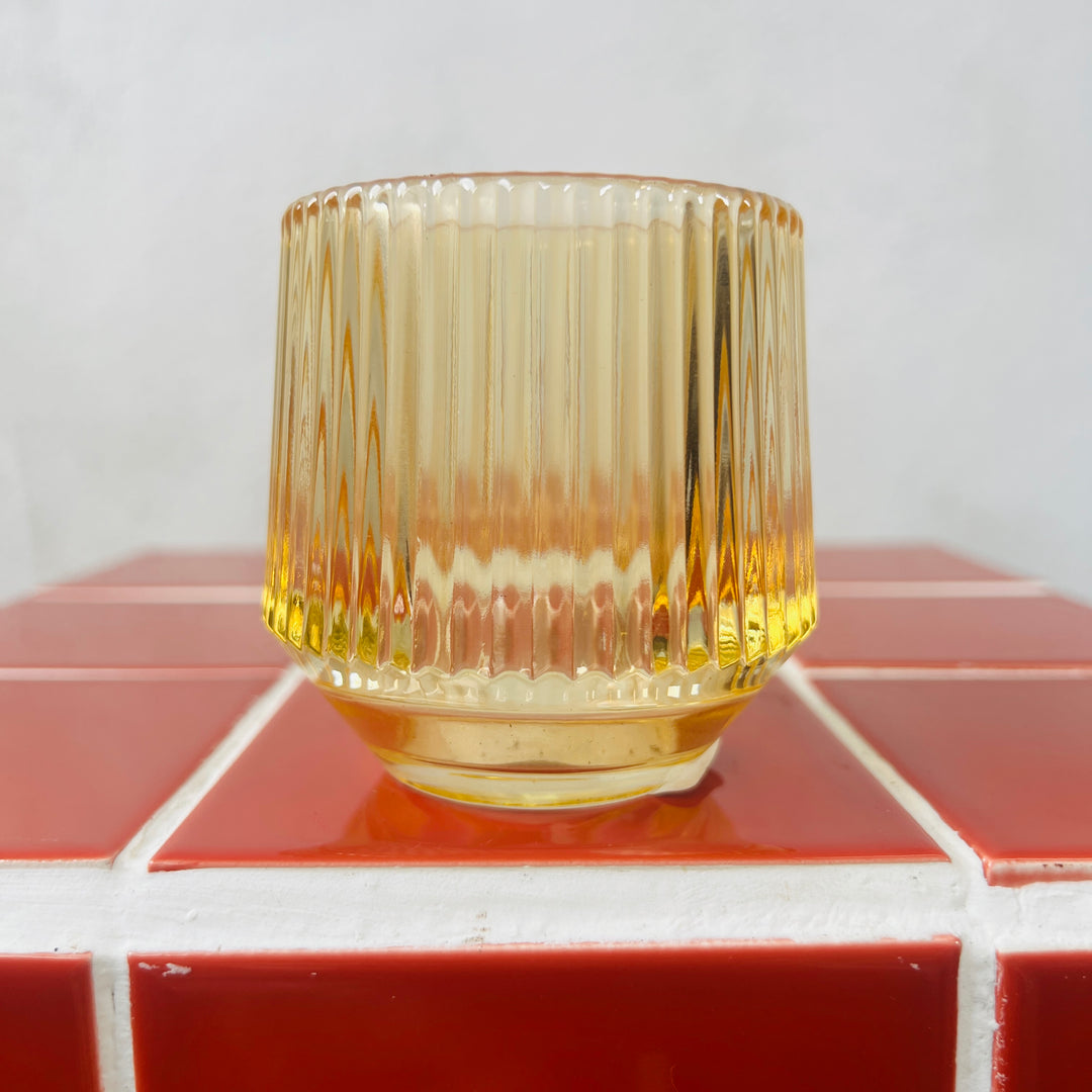 Ribbed Glass Pot – 6cm