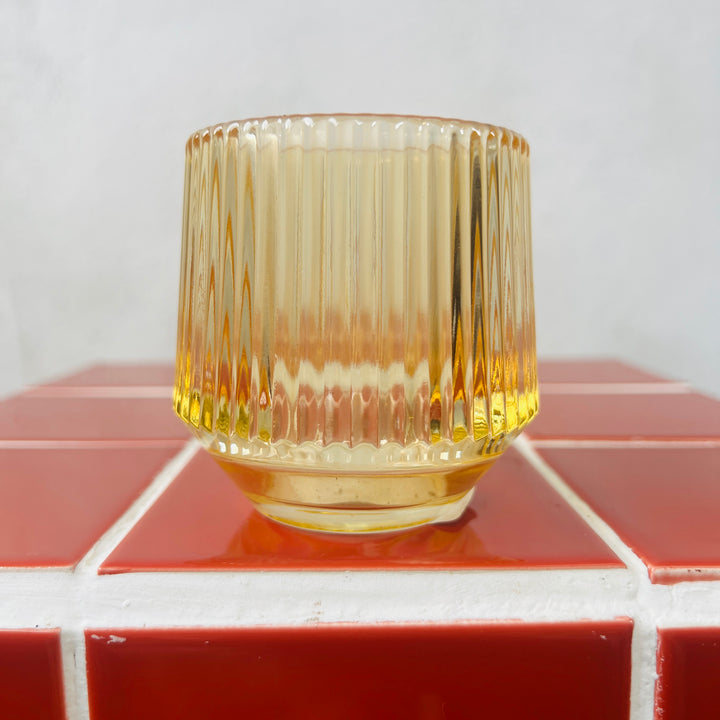 Ribbed Glass Pot – 6cm