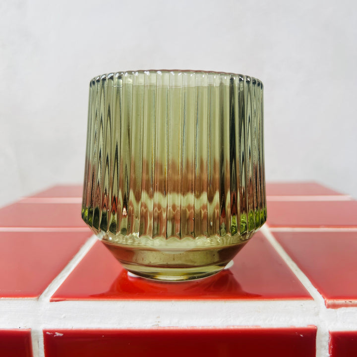Ribbed Glass Pot – 6cm