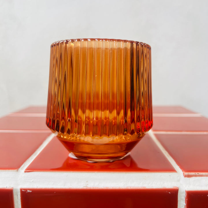 Ribbed Glass Pot – 6cm