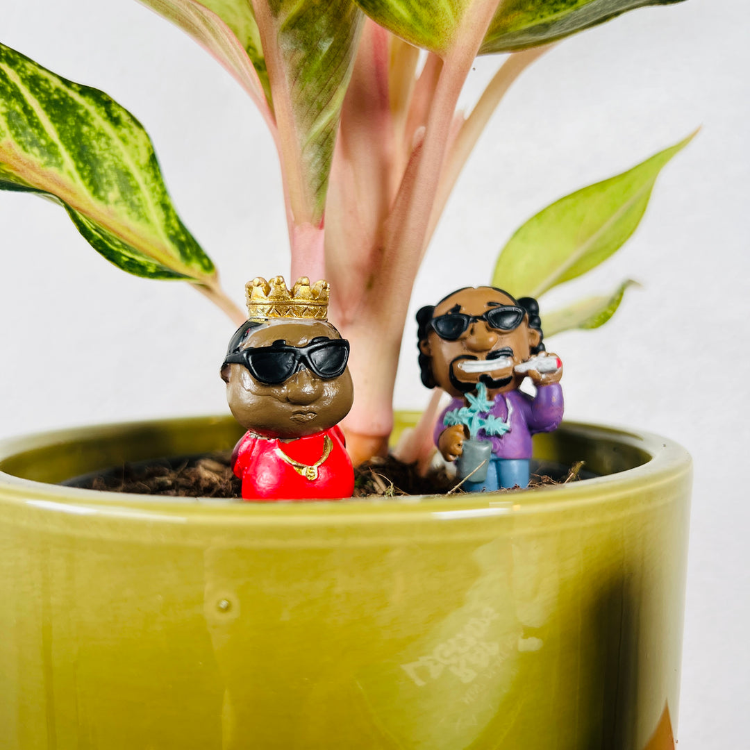 mini plant pot gnomes Mini Plant Pot Rap Legends – Set of 4