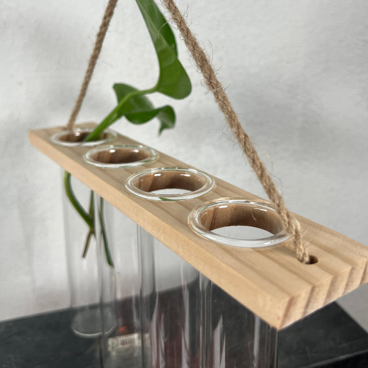 Hanging Test Tube Propagation Station – Small (FSC® Certified)  Description:
