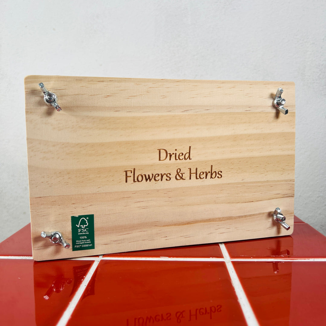 Flower & Herb Press with Screws – FSC® Certified Wood