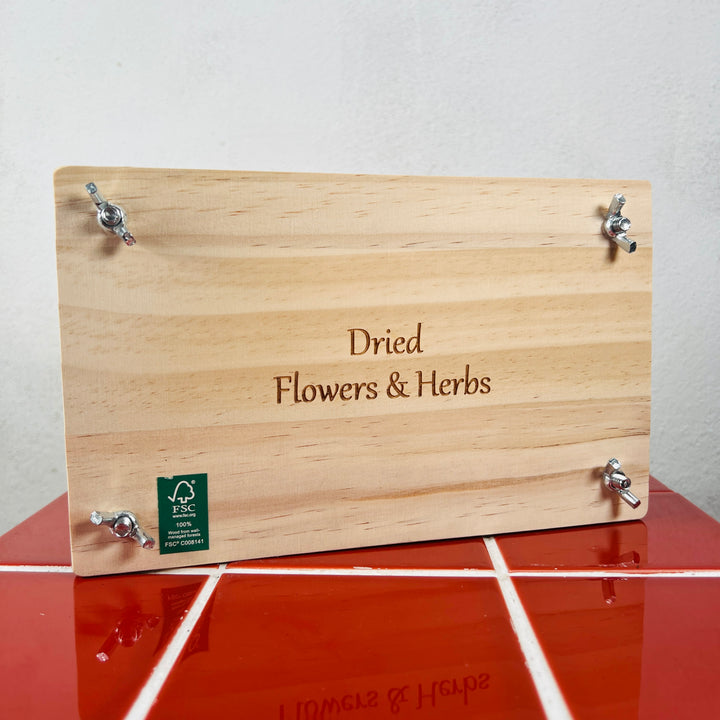 Flower & Herb Press with Screws – FSC® Certified Wood