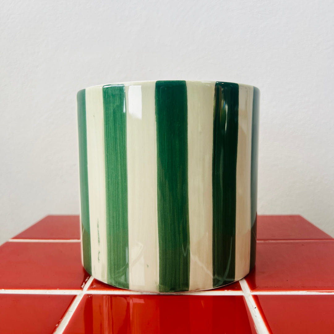Cylinder Circus Pot Green