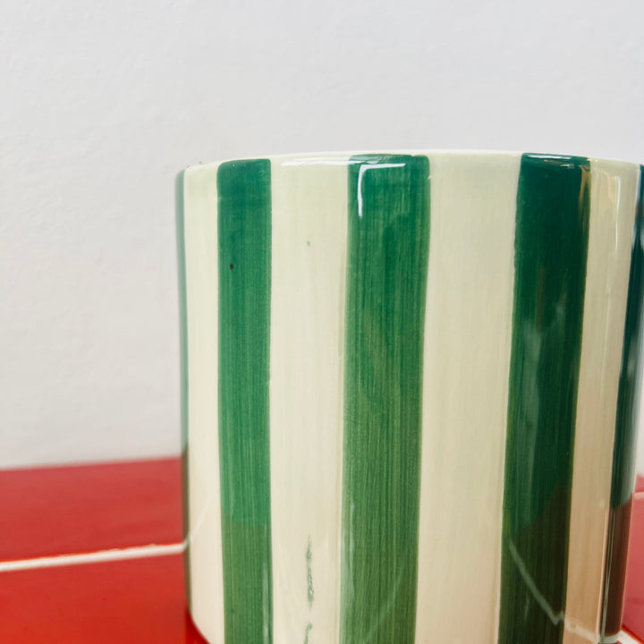 Cylinder Circus Pot Green