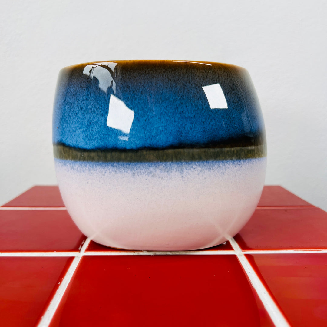 Dipped Glaze Ceramic Pot Lucky Dip – 12cm | Modern Colour-Wash Plant Pot