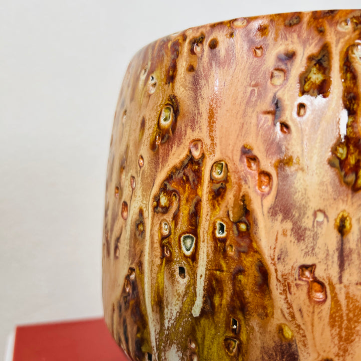 Harris Yellow Pot – Textured Ceramic Planter