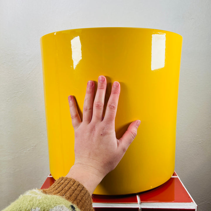 Yellow Glazed Pot | D31 × H31 cm