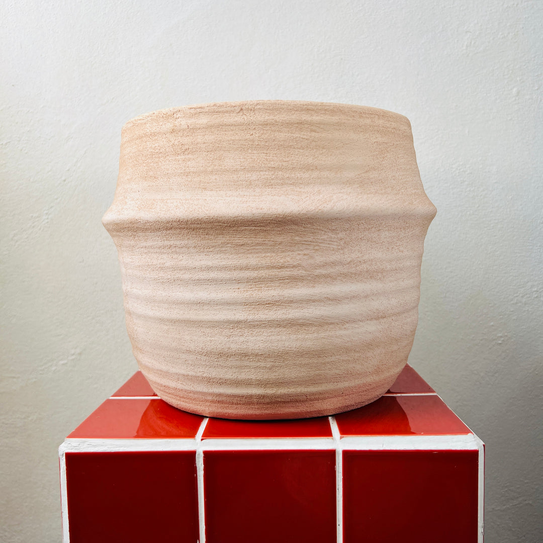 Lisboa Cream Pot with Edge