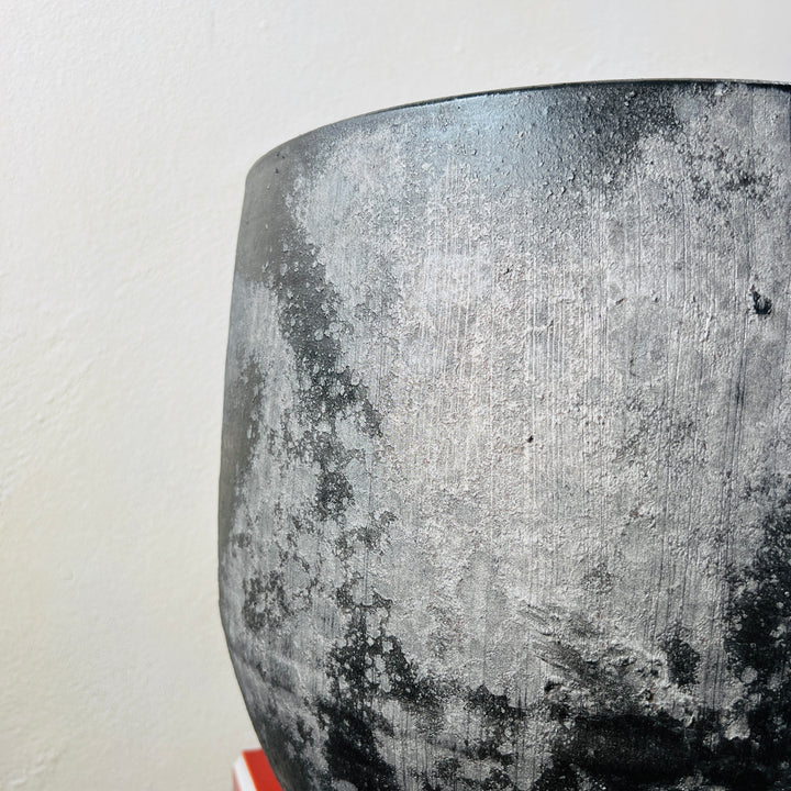 Bali Black Coal Pot | D40 × H36 cm