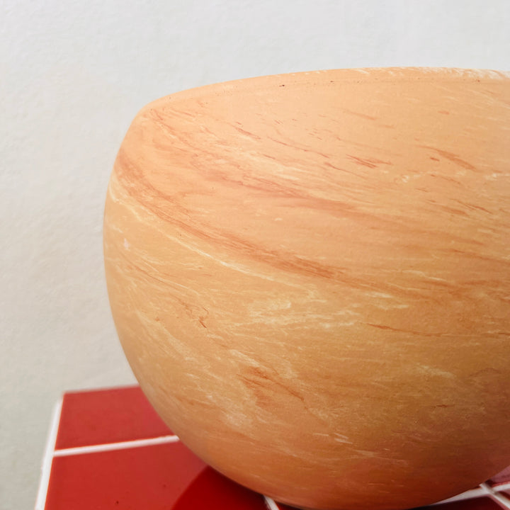 Marble Terracotta Sphere Pot