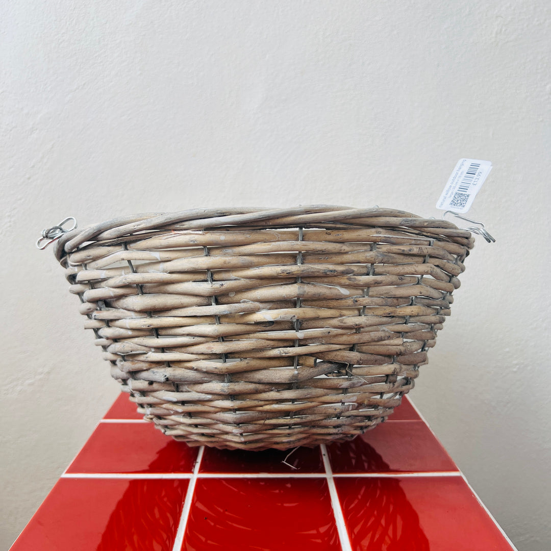 Natural Willow outdoor Hanging Basket