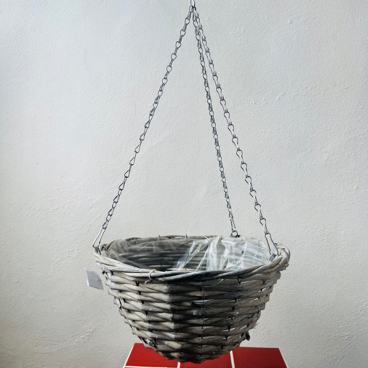 Natural Willow outdoor Hanging Basket