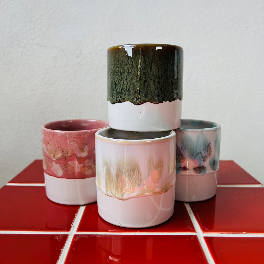 Mini Drip Glaze Ceramic Plant Pot 6cm – Lucky Dip