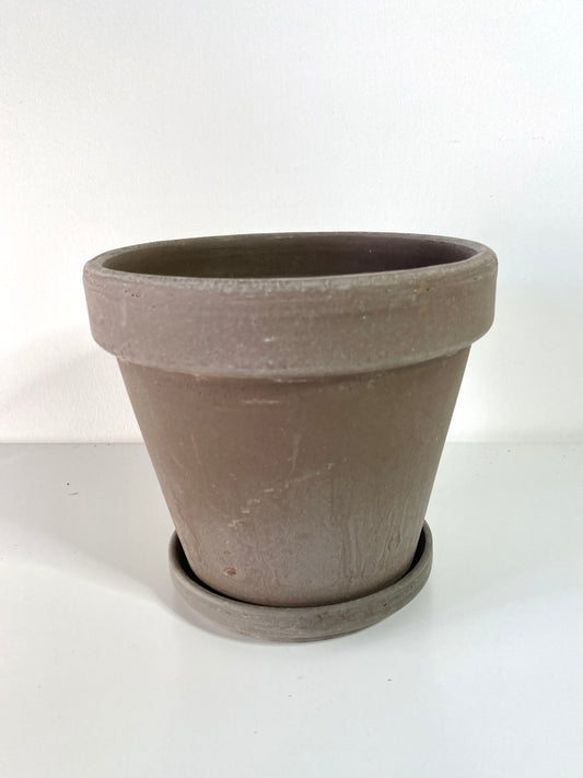 Grey Terracotta pot
