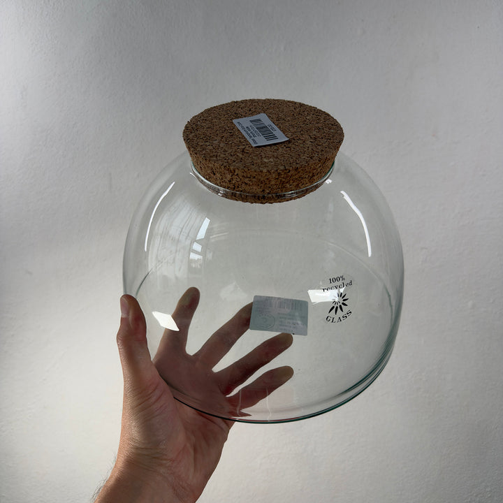 Glass Terrarium Eco Cork shorty wide