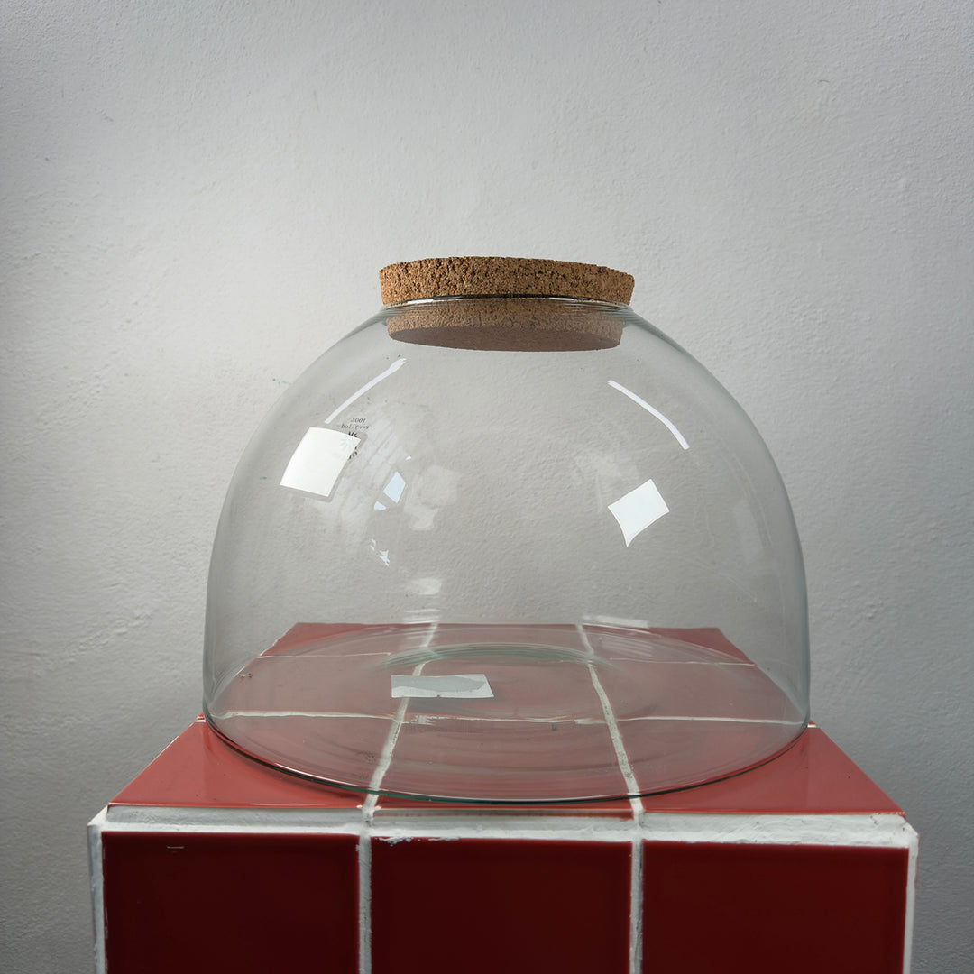 Glass Terrarium Eco Cork shorty wide