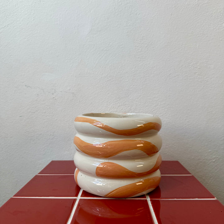 Squiggle Pot — 12cm