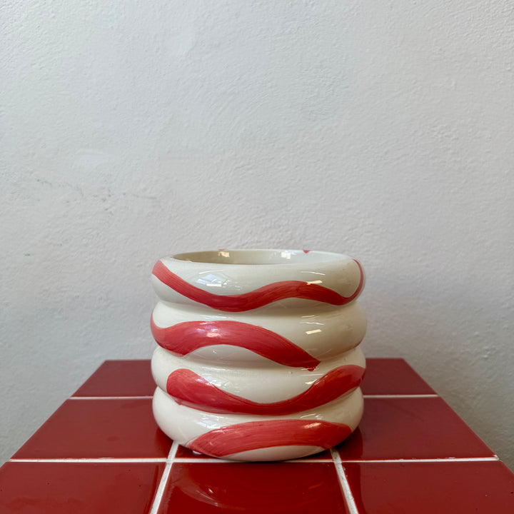 Squiggle Pot — 12cm
