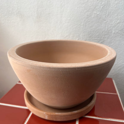 Terracotta Bowl With Saucer