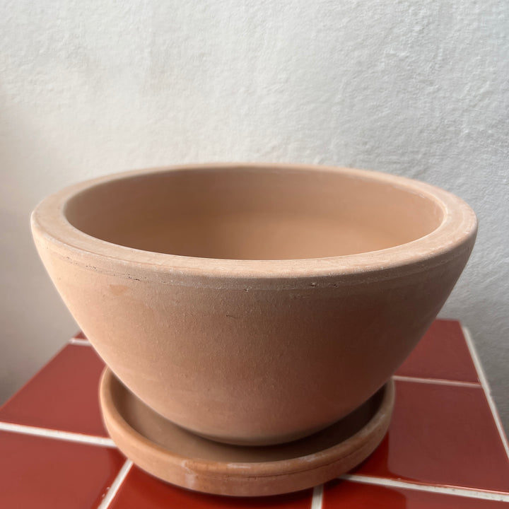 Terracotta Bowl With Saucer