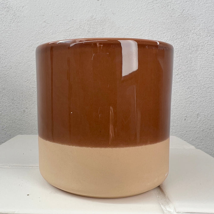 Colour Block Ceramic Pot 10cm