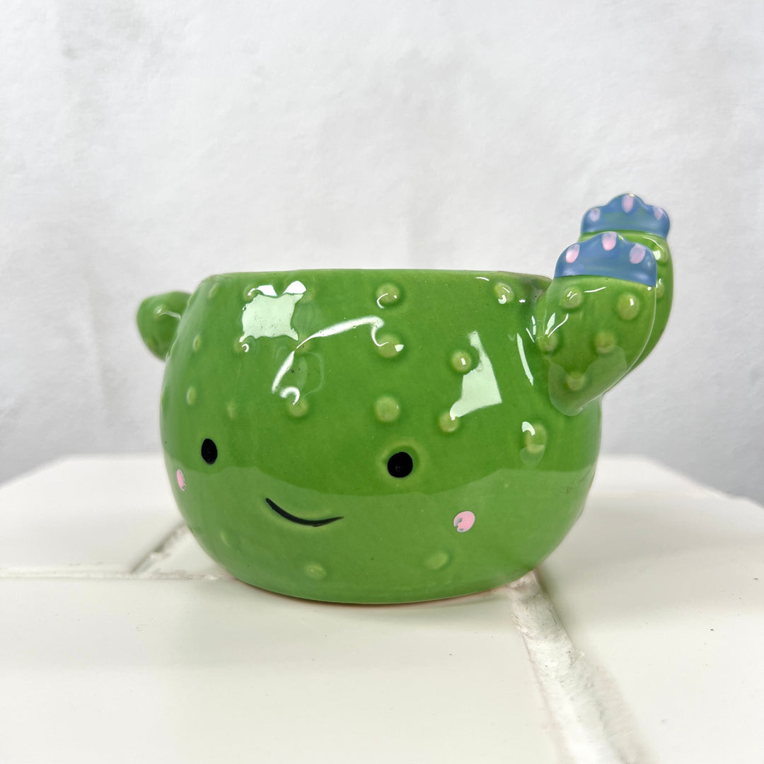 Mini Ceramic Cactus Pot – 10cm