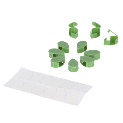 Leaf plant clip set of 10