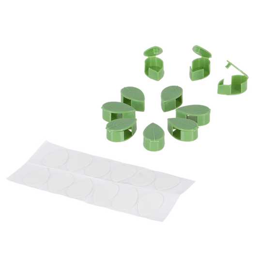 Leaf plant clip set of 10