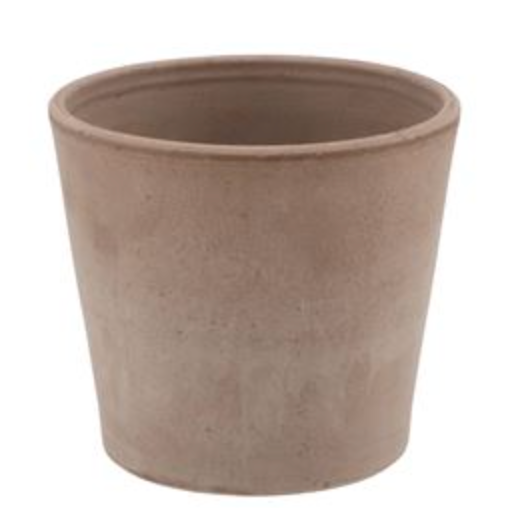 Terracotta Grey choloate simple Pot 20x18cm