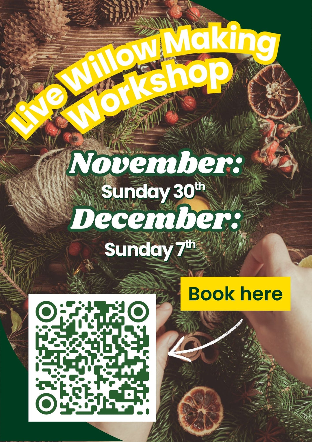 Live Willow Wreath Making Workshop