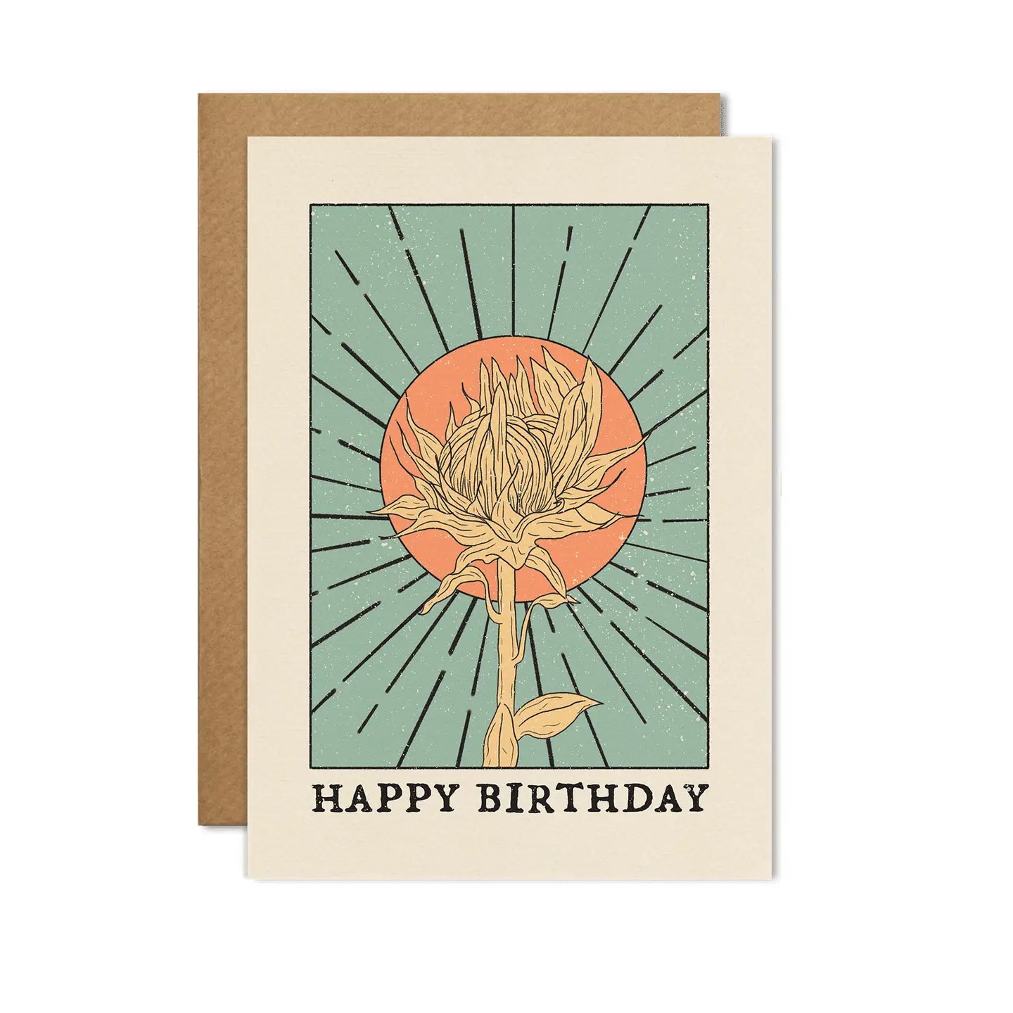 Happy Birthday Flower Card