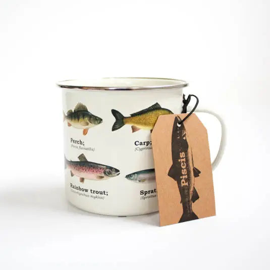 Botanica Enamel Mug – Fish Design