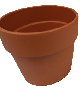 Simple fancy terracotta pot