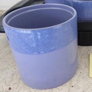 Lilac Reactive Glaze Ceramic Pot – 13cm