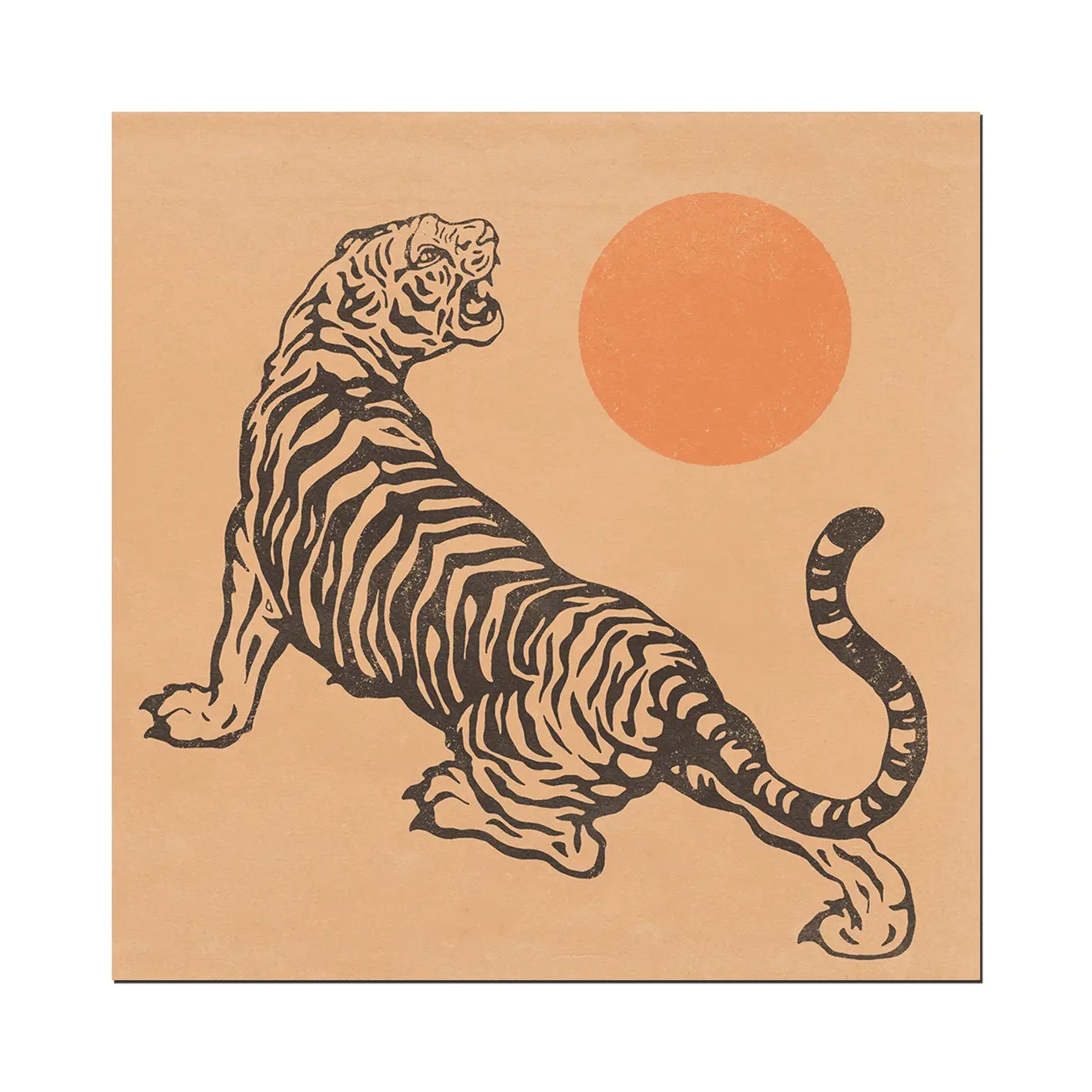 Tiger & Sun Print