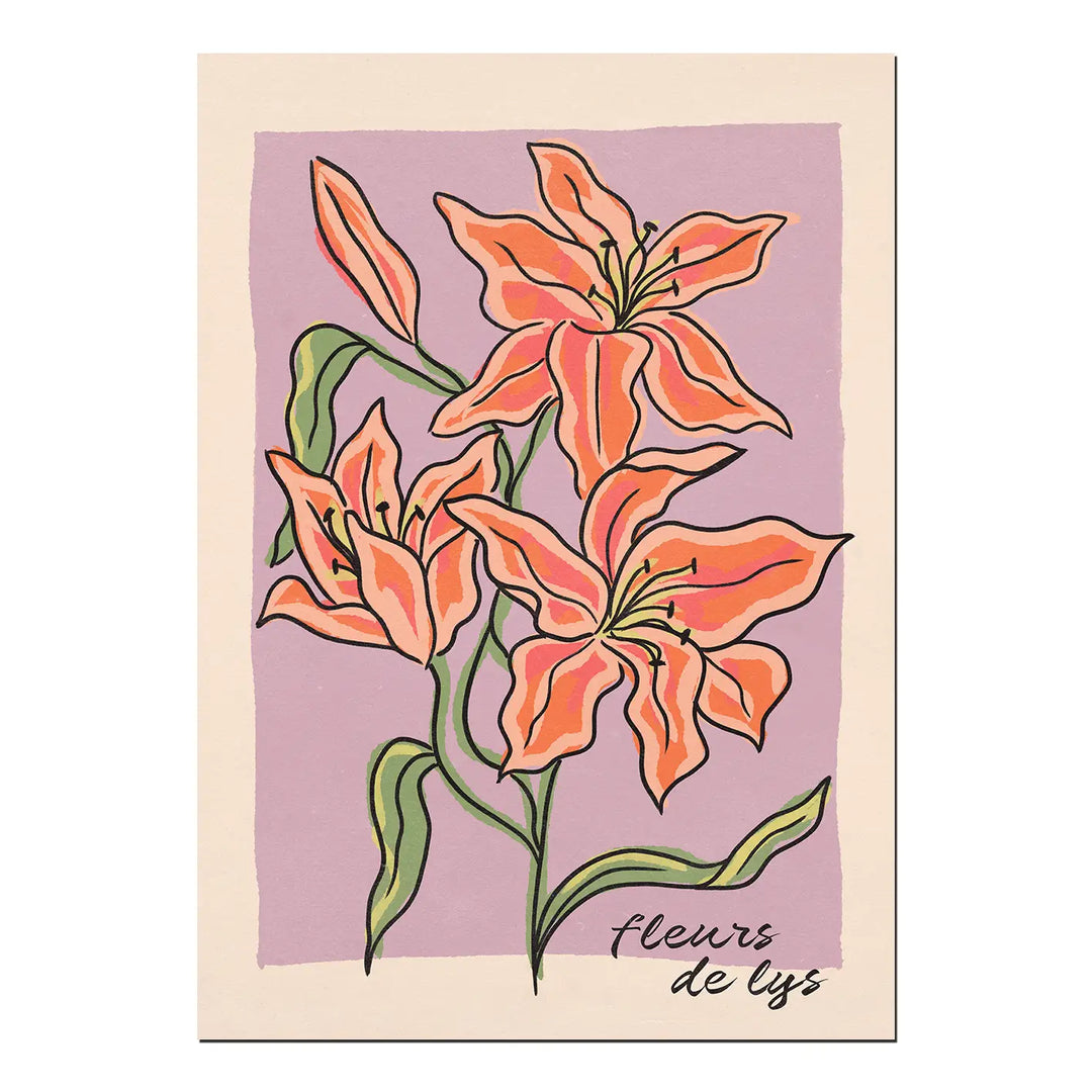 Fleurs Des Lys Print