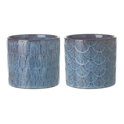 Blue Deco Pot