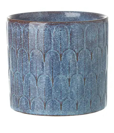 Blue Deco Pot