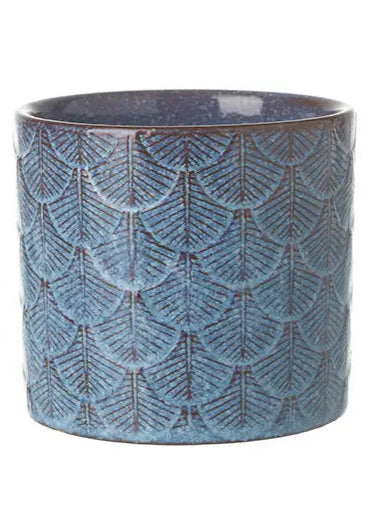Blue Deco Pot