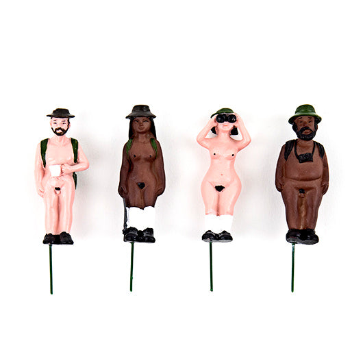 Mini Plant Pot – Naked Ramblers (Set of 4)