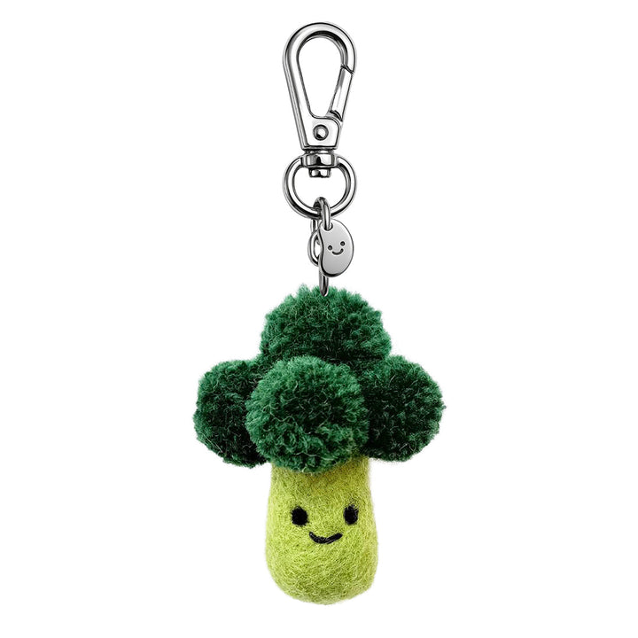 Baxter the Broccoli felt keychain