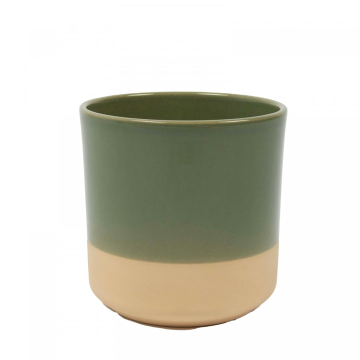 Colour Block Ceramic Pot