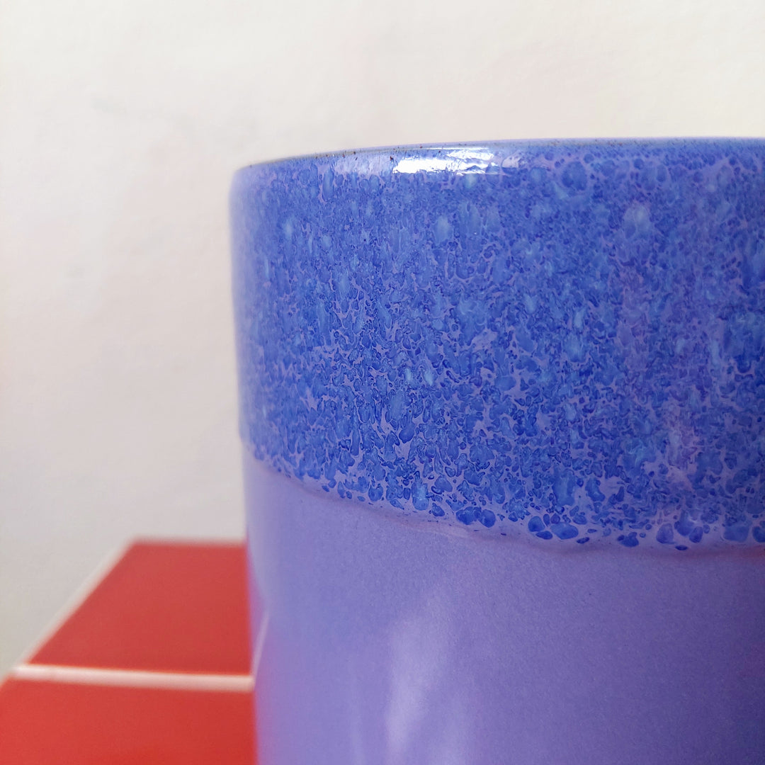 Lilac Reactive Glaze Ceramic Pot – 13cm