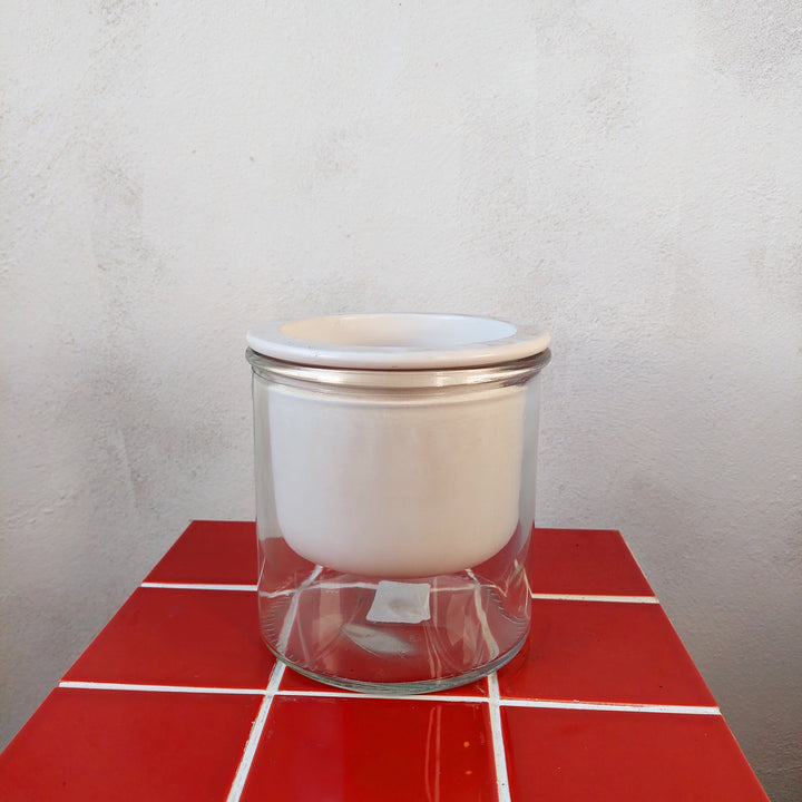 Glass Malga Pot+glass