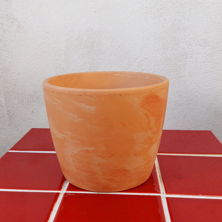 Natural wash terracotta pot