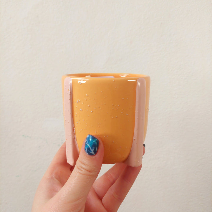 Speckled Ceramic Plant Pot (8cm)
