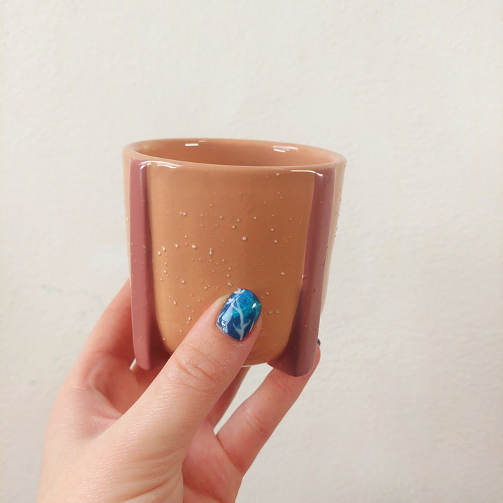 Speckled Ceramic Plant Pot (8cm)